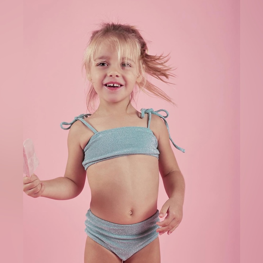 Sparkly pink Two-Piece Swimsuit